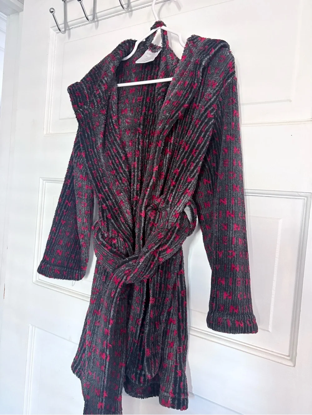 Kids Calvin Klein Hooded Knit Robe